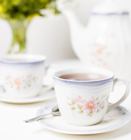 New Georgian Tea Cup Saucer Set, 6-Pieces, 210ml, Super S307